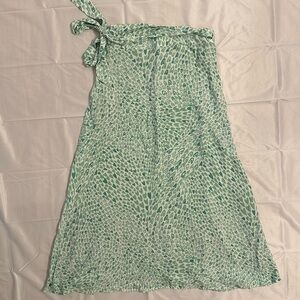 Fabienne Chapot Bobo Tara Wrap Skirt Hearts White Sea Green Love Stream M